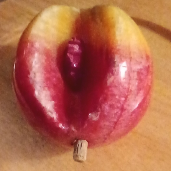 Vintage Marble and Alabaster Fruit Set of 6 - Picture 7 of 10